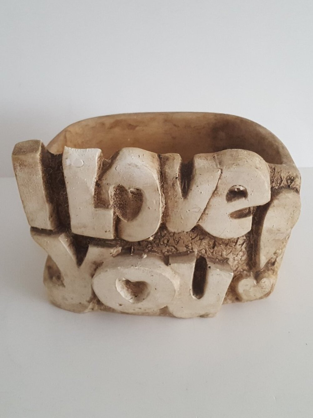 Planter "I Love You"  **AS IS**